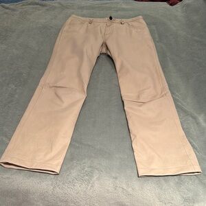 MotoGp genuine leather Pants beige color size S